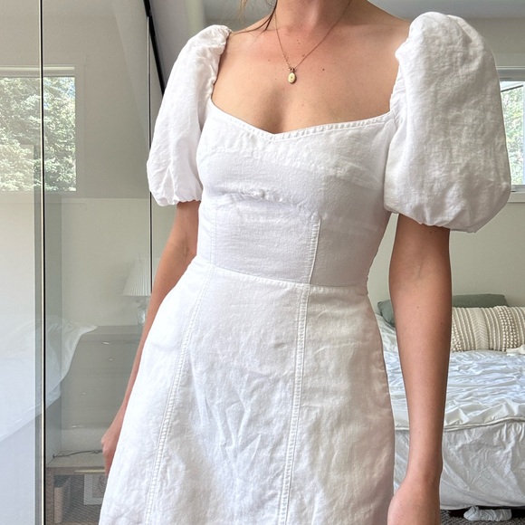 Banana Republic White Midi Dress - Picture 6 of 16